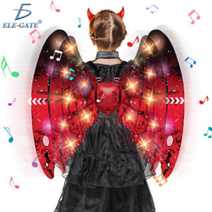 Alas de Maléfica con Movimiento, Luz RGB y Sonido