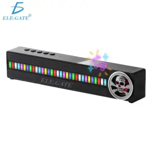 Bocina Bluetooth con Diseño de Calavera y Luces LED RGB