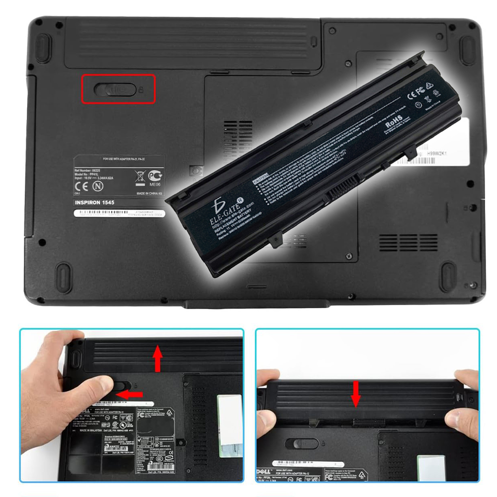 Batería para Laptop Dell Inspiron N4030 / N4020 — 11.1 V / 14.4 V Li-ion, 6 celdas - Image 3