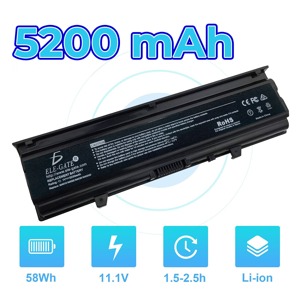 Batería para Laptop Dell Inspiron N4030 / N4020 — 11.1 V / 14.4 V Li-ion, 6 celdas - Image 2