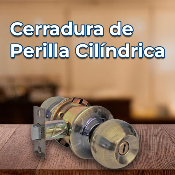 Cerradura para baño latón antiguo - Image 2