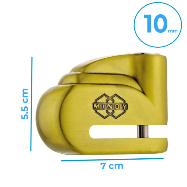 Candado para Frenos de Disco de Acero con Llave Cilíndrica - Image 3