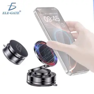 Soporte Magnético para Celular con Succión al Vacío y Rotación 360°