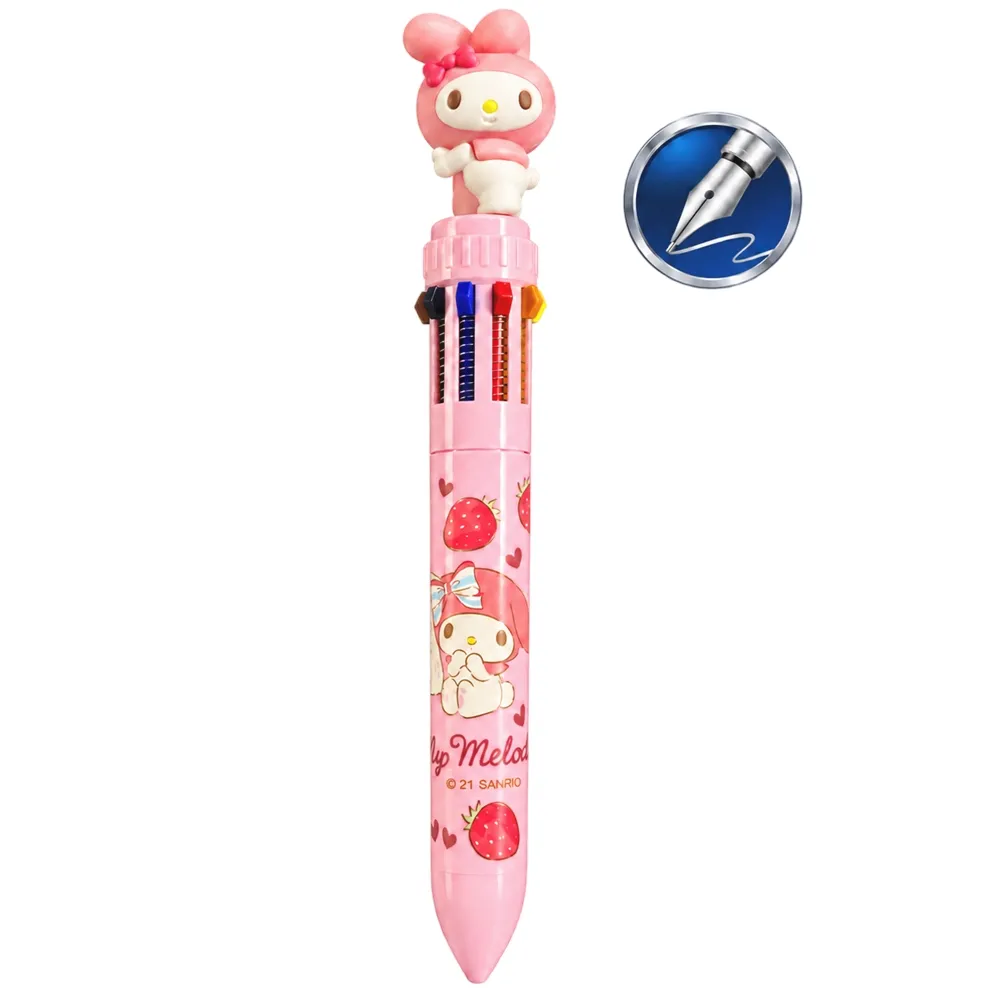 Bolígrafo Multicolor Rosa con Figura de My Melody