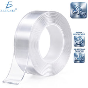 Cinta Nano Gel Transparente Doble Cara 5 m x 1 cm ELE-GATE