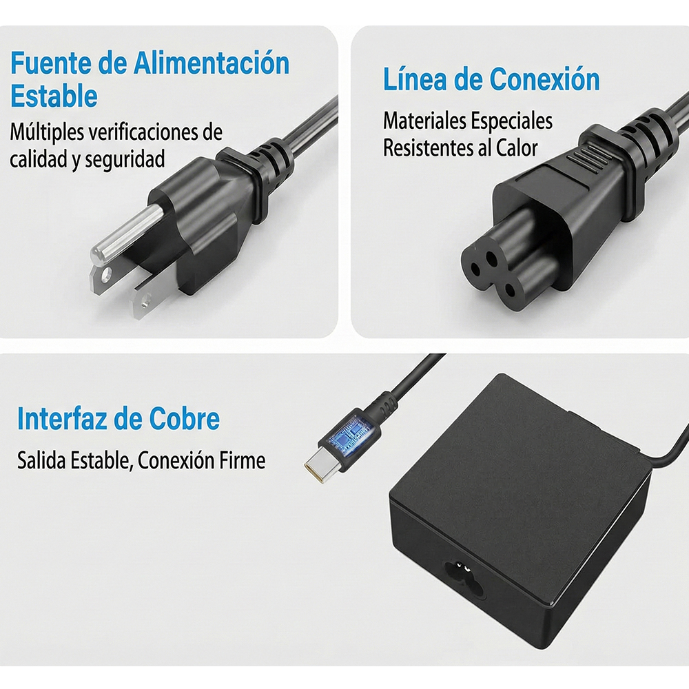 Cargador Compatible Laptop ASUS 100W – Entrada Tipo C (USB-C) - Image 2