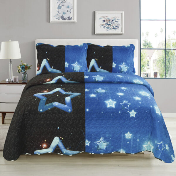 Colcha Fresca de Poliéster con Fundas de Almohada - Image 40