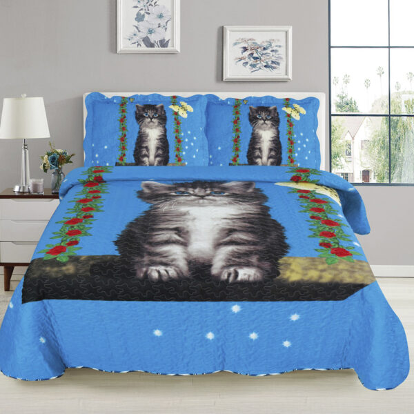 Colcha Fresca de Poliéster con Fundas de Almohada - Image 37