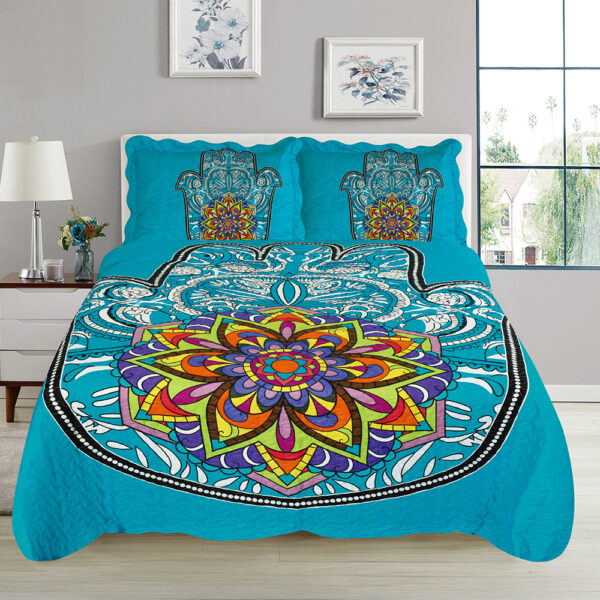 Colcha Fresca de Poliéster con Fundas de Almohada - Image 29