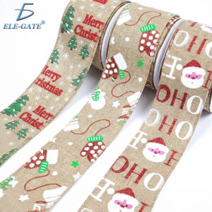 Listón de Tela con Motivos Navideños – 9 Metros