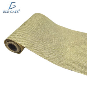 Rollo de Papel Decorativo Metálico con Textura 2.7 Metros – Color Dorado ancho 24cm