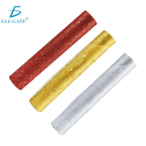 Rollo de Camino de Mesa Decorativo Texturizado con Estrellas 10 Metros