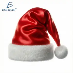 Gorro Navideño Santa Claus de 40 cm con Acabado Satinado