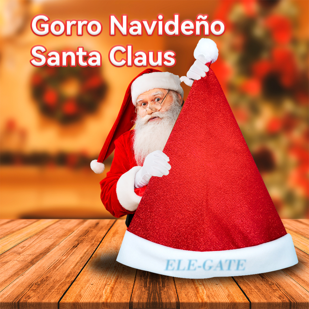 Gorro Navideño Santa Claus Rojo de 40 cm - Image 2