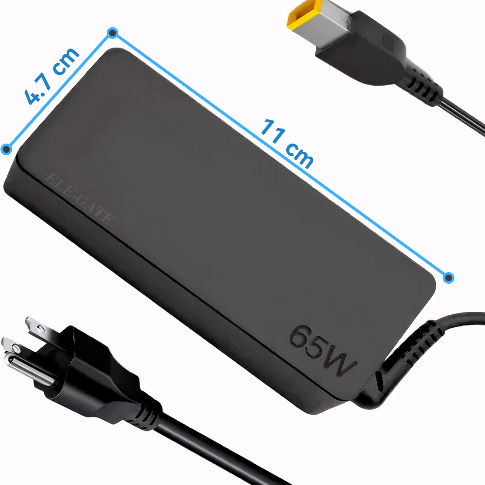 Cargador Compatible Laptop Lenovo ThinkPad 65W – Adaptador Slim con Cable de Poder - Image 4