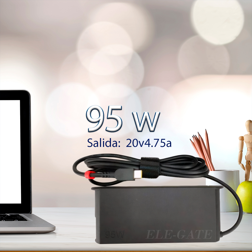 Cargador Compatible Laptop Lenovo 95W – Punta Tipo C (USB-C) - Image 3