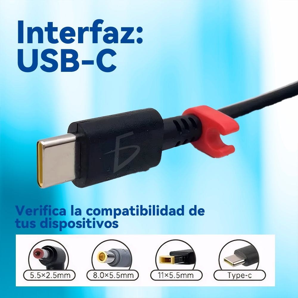 Cargador Compatible Laptop Lenovo 95W – Punta Tipo C (USB-C) - Image 2