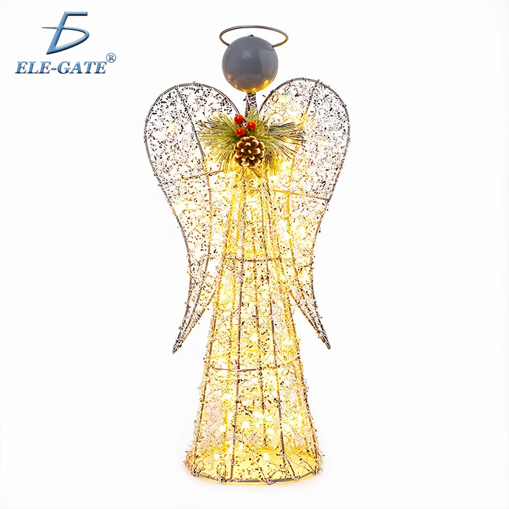 Ángel Decorativo con Luces LED Cálidas