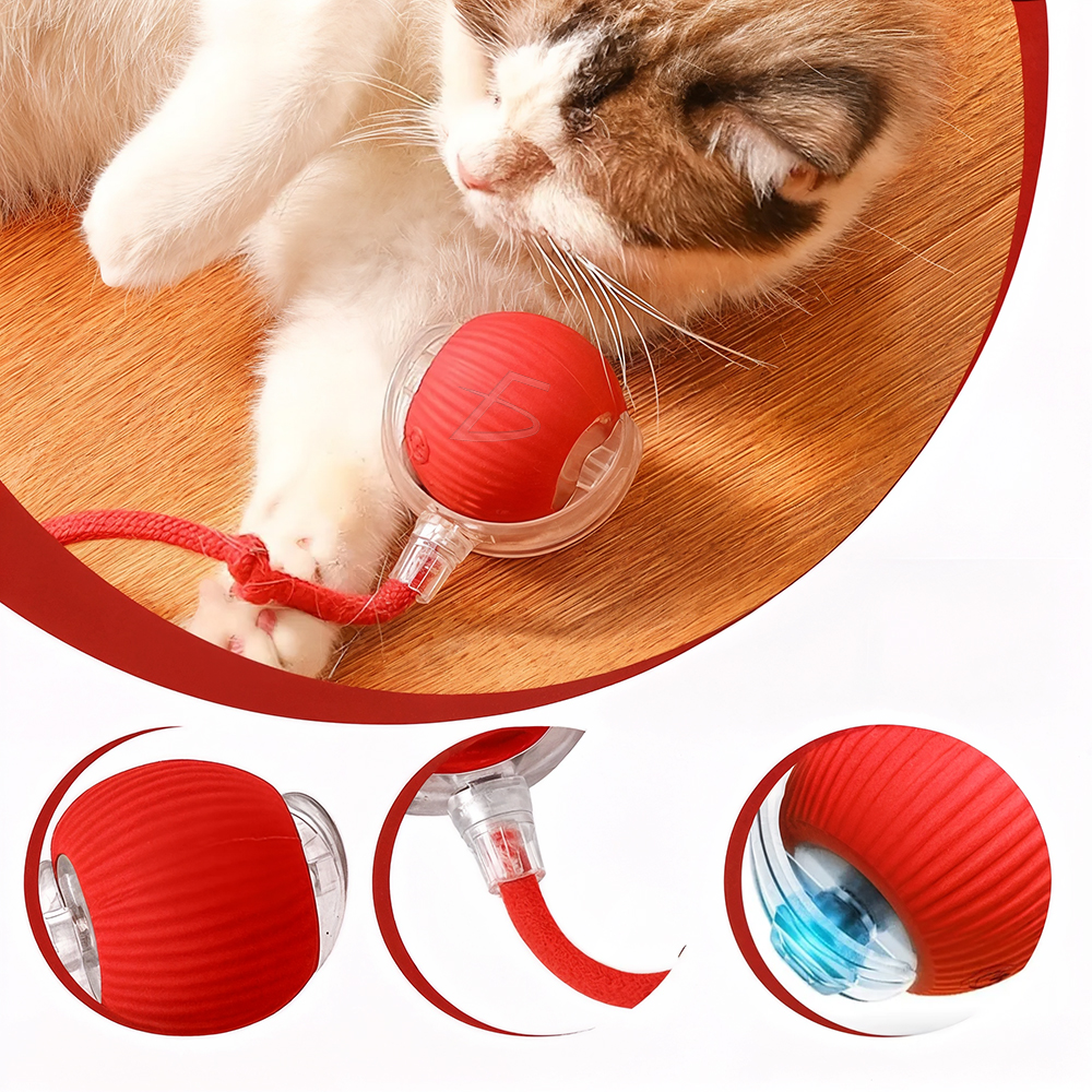 Pelota interactiva automática inteligente 360° para perros y gatos - Image 2