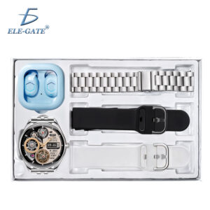 Kit Gadget Incluye Smartwatch Tres Correas y Audifonos Bluetooth