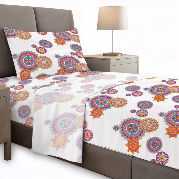 Juego de Sábanas de Micro Fibra con Estampados en Tendencia - Image 7