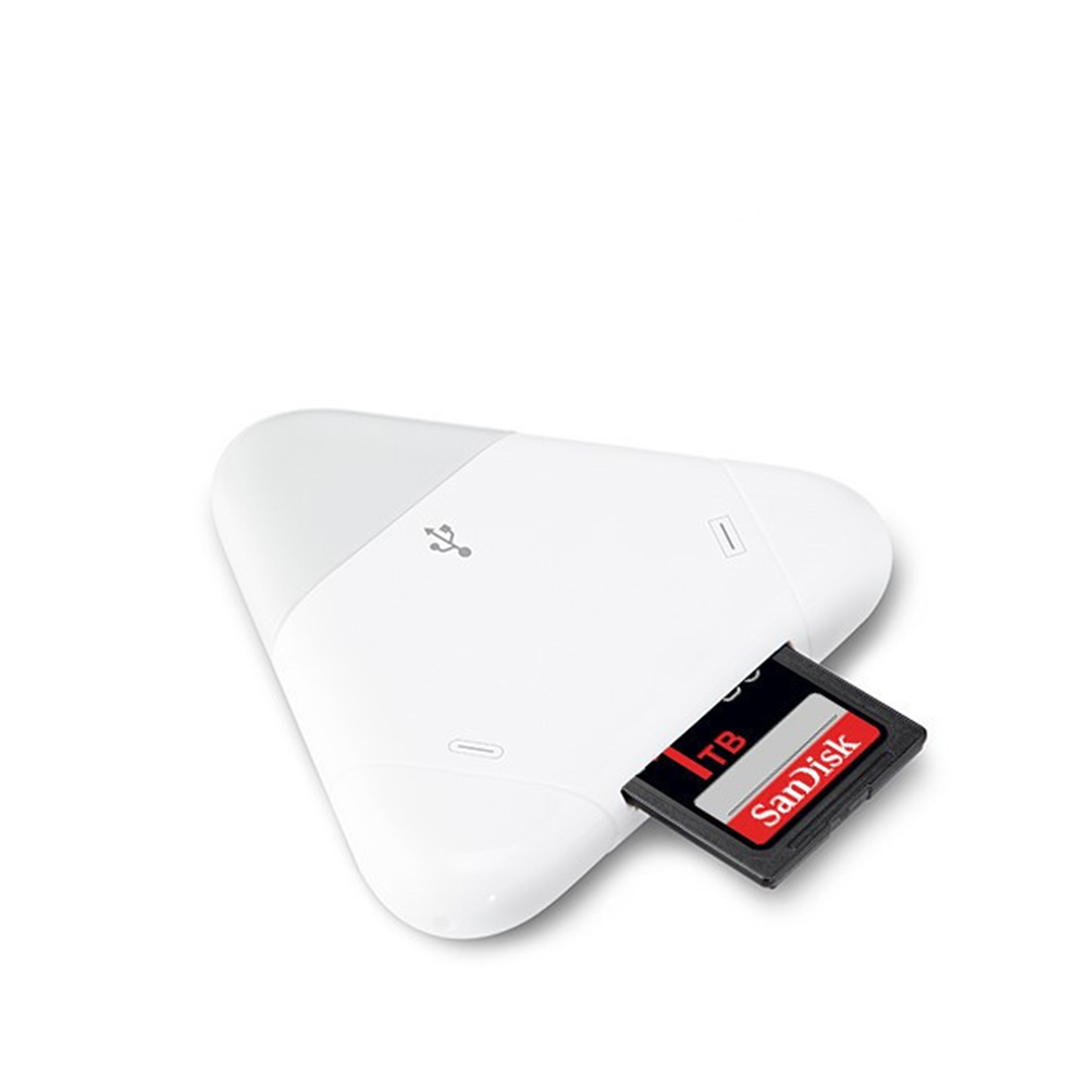 Lector de Tarjetas SD Triangular 3 en 1 – USB / USB-C / Lightning - Image 2