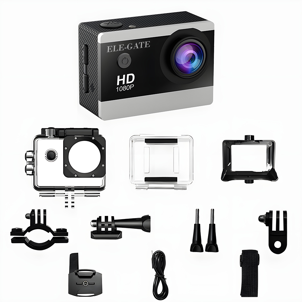 Cámara Deportiva Full HD 1080P con Pantalla 2" 12MP - Image 3