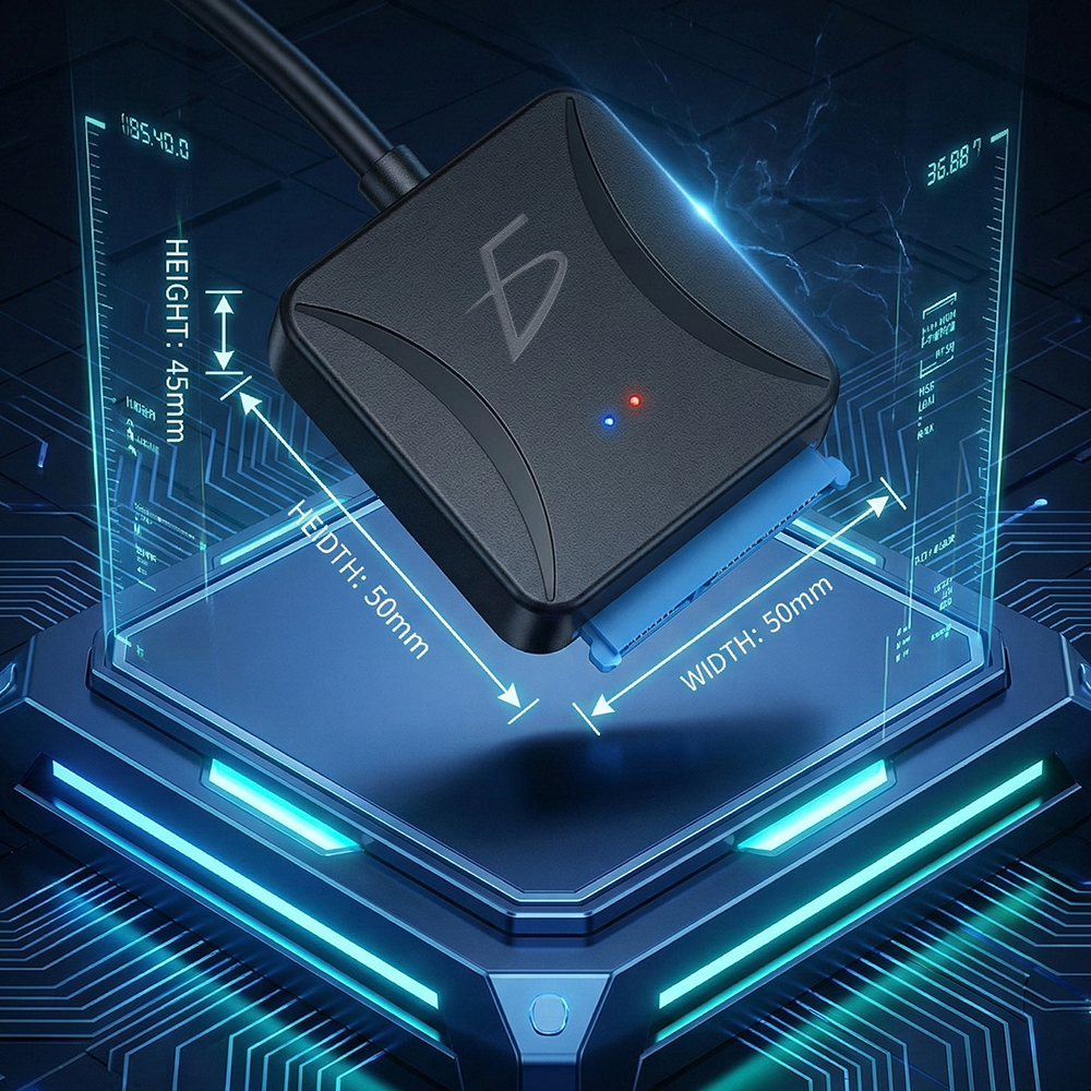 Adaptador SATA a USB 3.0 – Compatible con HDD/SSD 2.5” - Image 6