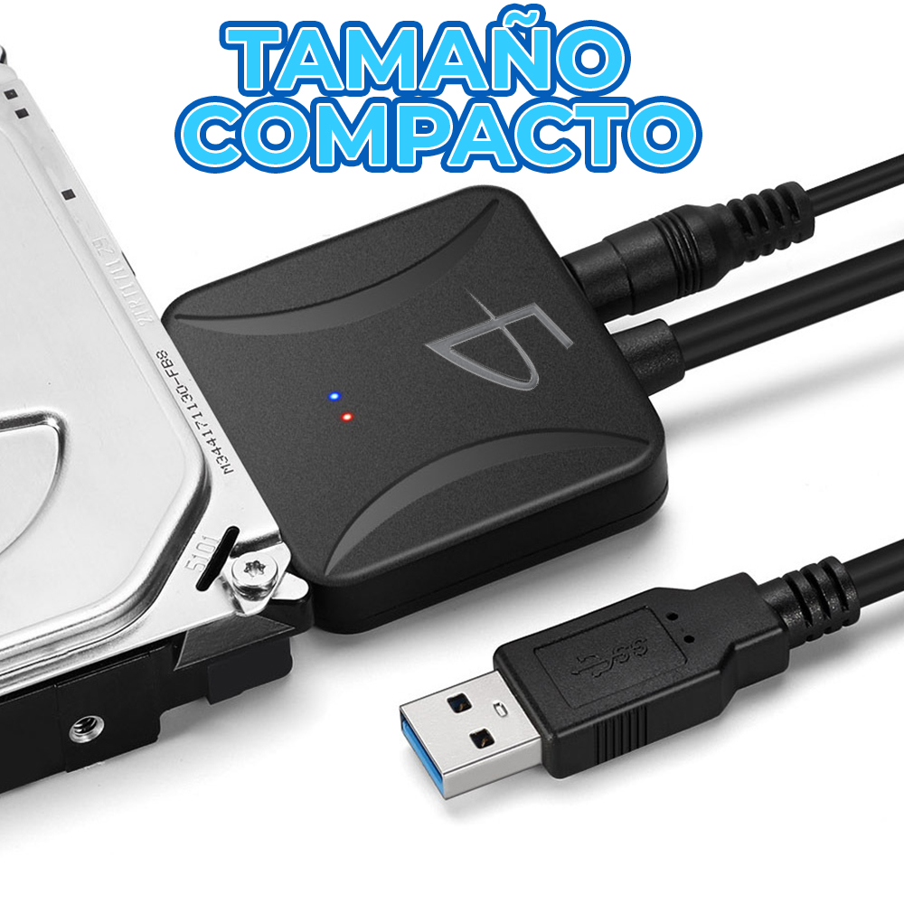Adaptador SATA a USB 3.0 – Compatible con HDD/SSD 2.5” - Image 5