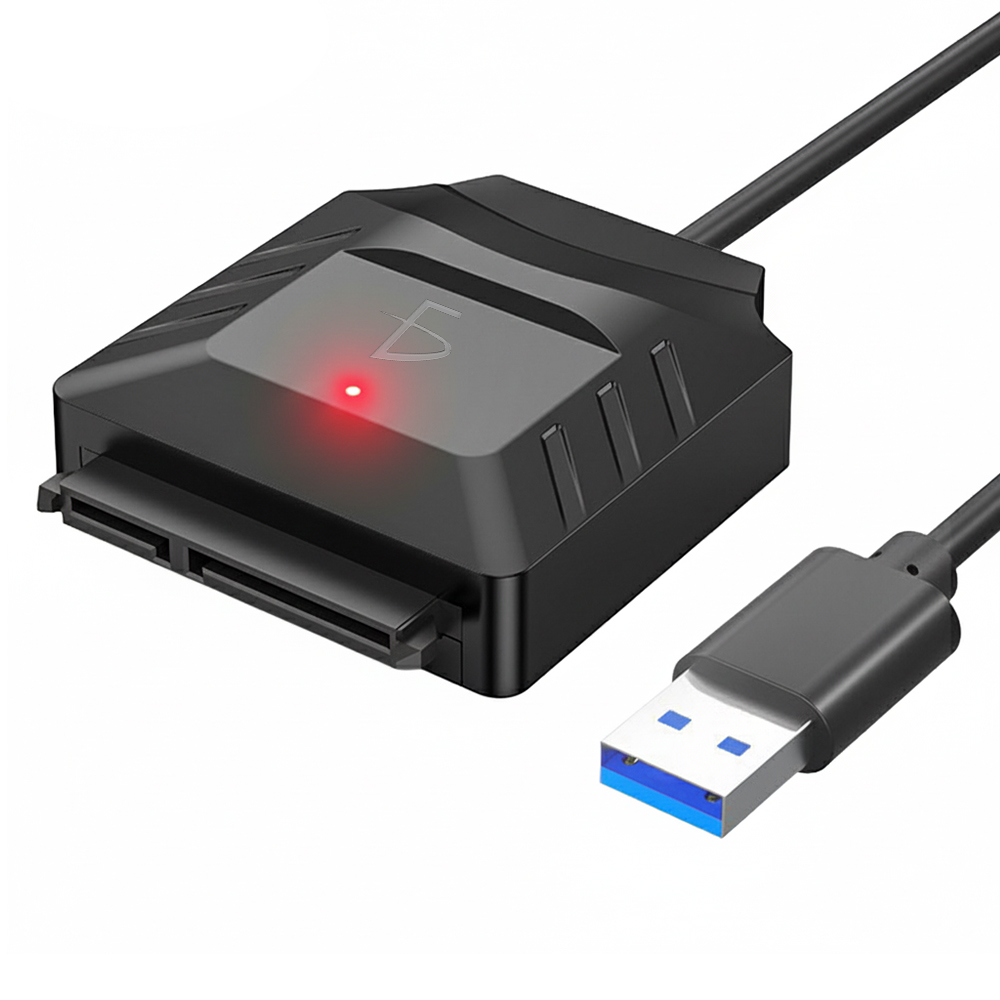 Adaptador USB 3.0 a SATA 22 pines con Fuente de Alimentación 12V – Para HDD/SSD 2.5” y HDD 3.5” - Image 3