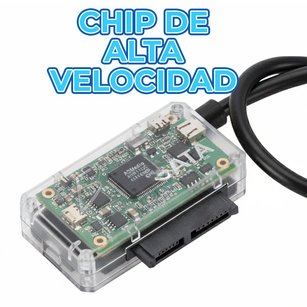 Cable Adaptador USB 2.0 a Slimline SATA 13 Pines para Unidad Óptica de Laptop – 480 Mbps - Image 2