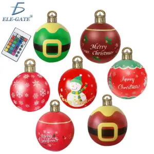 Esfera de Navidad Inflable con 10 Luces Led RGB con Control