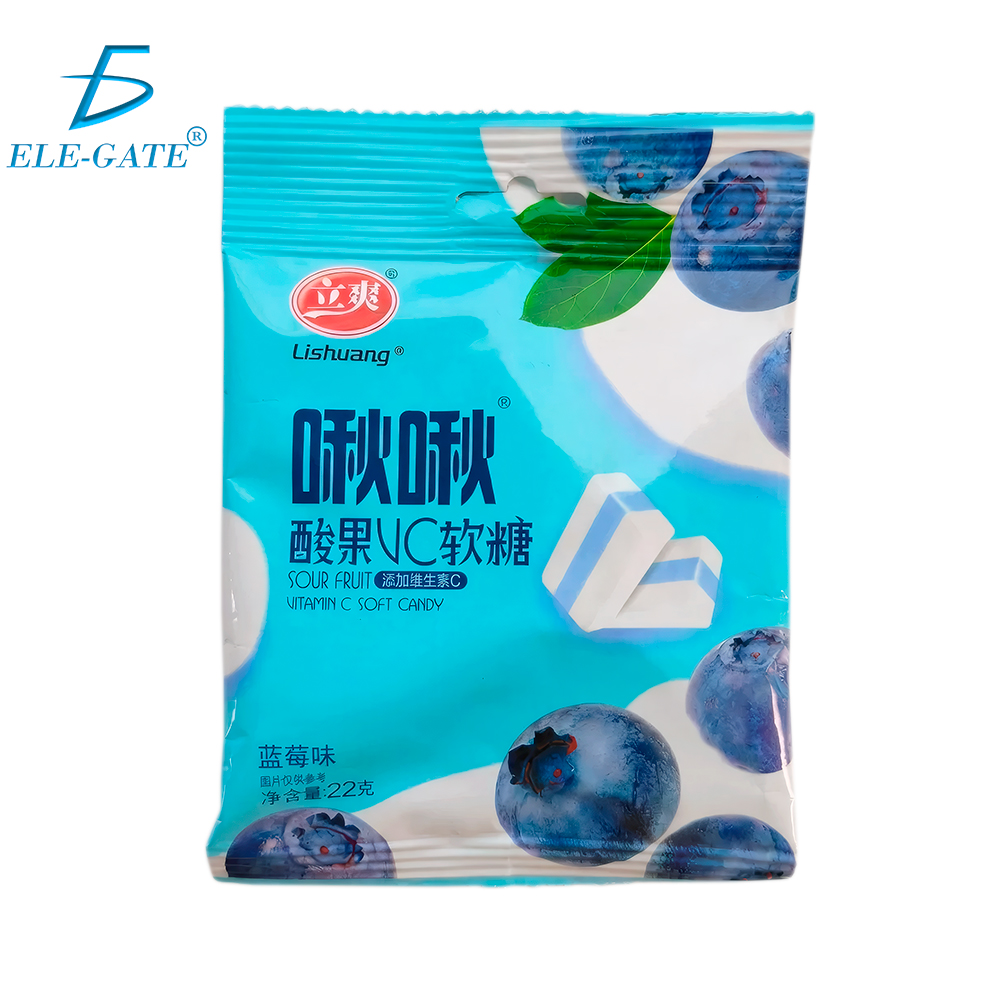 Gomitas Ácidas Sabor Mora Azul con Vitamina C