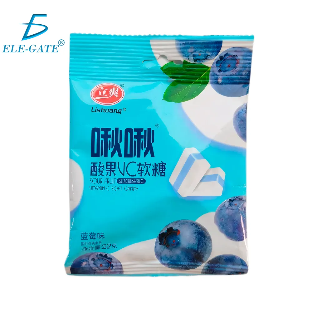 Gomitas Ácidas Sabor Mora Azul con Vitamina C