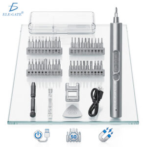 Destornillador Eléctrico de Precisión 50 en 1 Recargable con Puntas Magnéticas