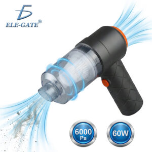 Aspiradora de Mano Inalámbrica para Auto 6000PA – Portátil, Seco y Húmedo