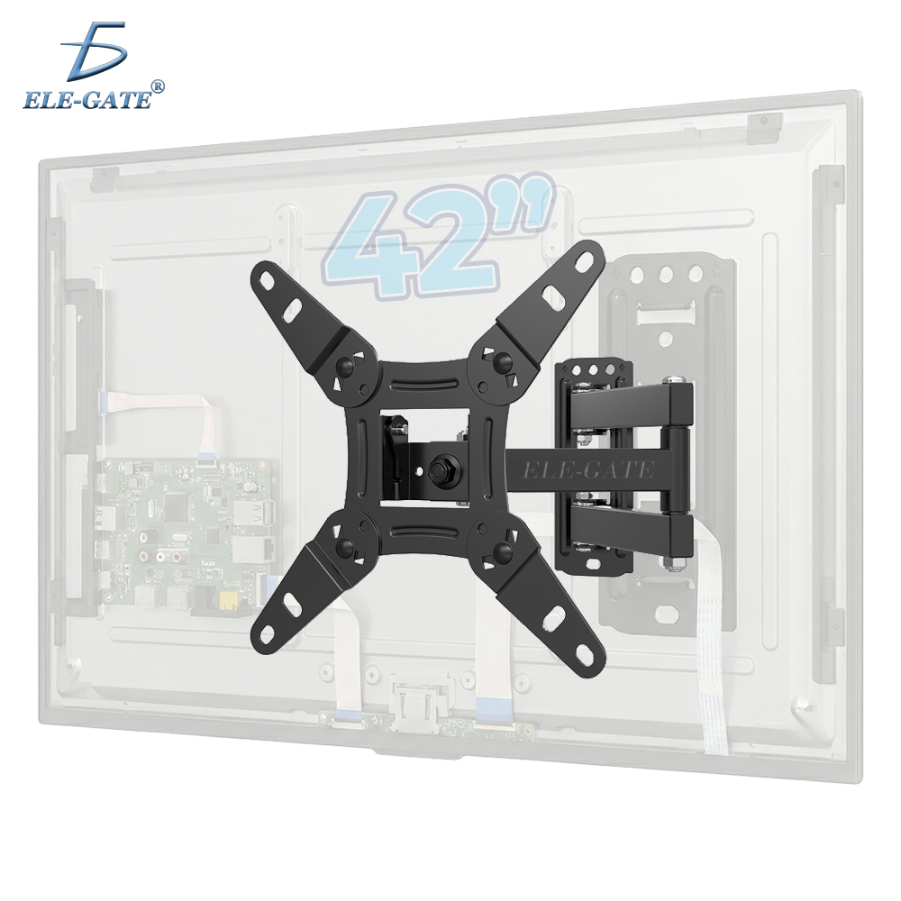 Soporte de Pared para TV de 17 a 42 Pulgadas | Giratorio, Extensible e Inclinable | Hasta 20 kg