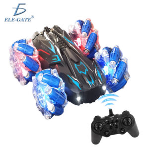 oche de Acrobacias RC con Control por Gestos, Luces LED, Música y Efecto de Humo