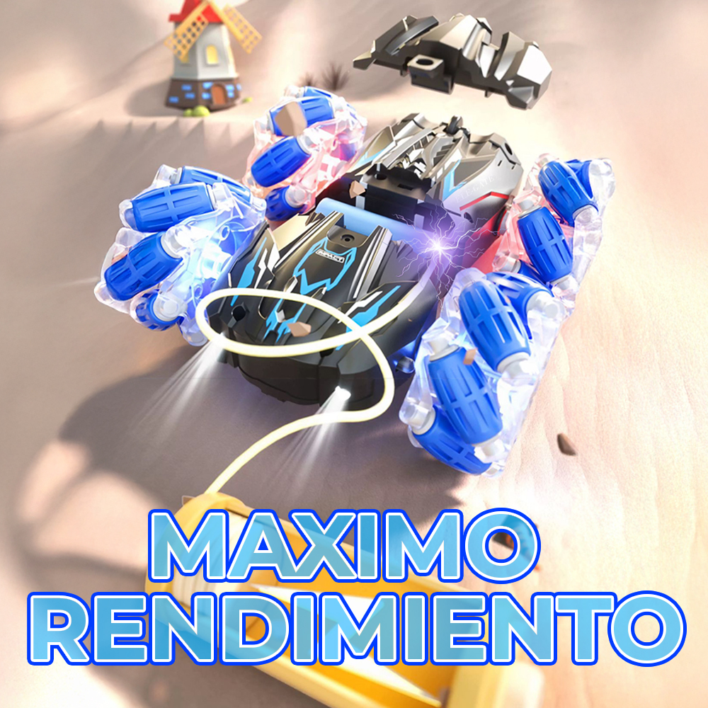 oche de Acrobacias RC con Control por Gestos, Luces LED, Música y Efecto de Humo - Image 3