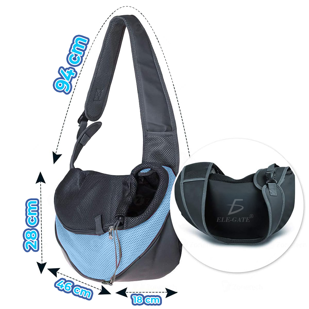 Bolso de Hombro con Cierre y Cinta de Seguridad para Cachorros - Image 7