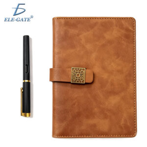 Set de Regalo con Libreta y Pluma – Acabado Tipo Piel con Cierre Magnético