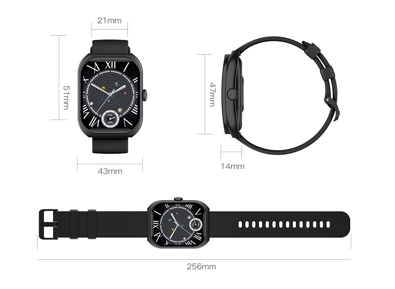 Smart Watch Deportivo con Pantalla Curva de 2” – Sumergible, con Llamadas Bluetooth y Carga Inalámbrica - Image 5
