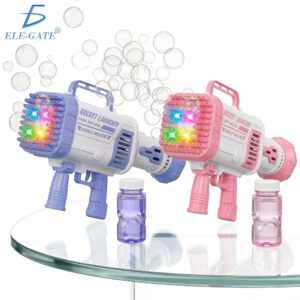 Pistola de Burbujas Gigante 64 Orificios para Niños y Adultos ideal para Fiestas, Cumpleaños y Exterior