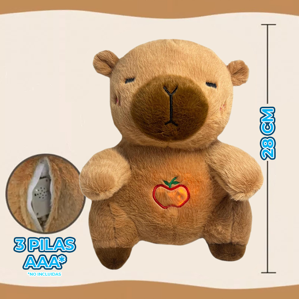 Peluche Capibara con Sonido y Simulación de Respiración - Image 4