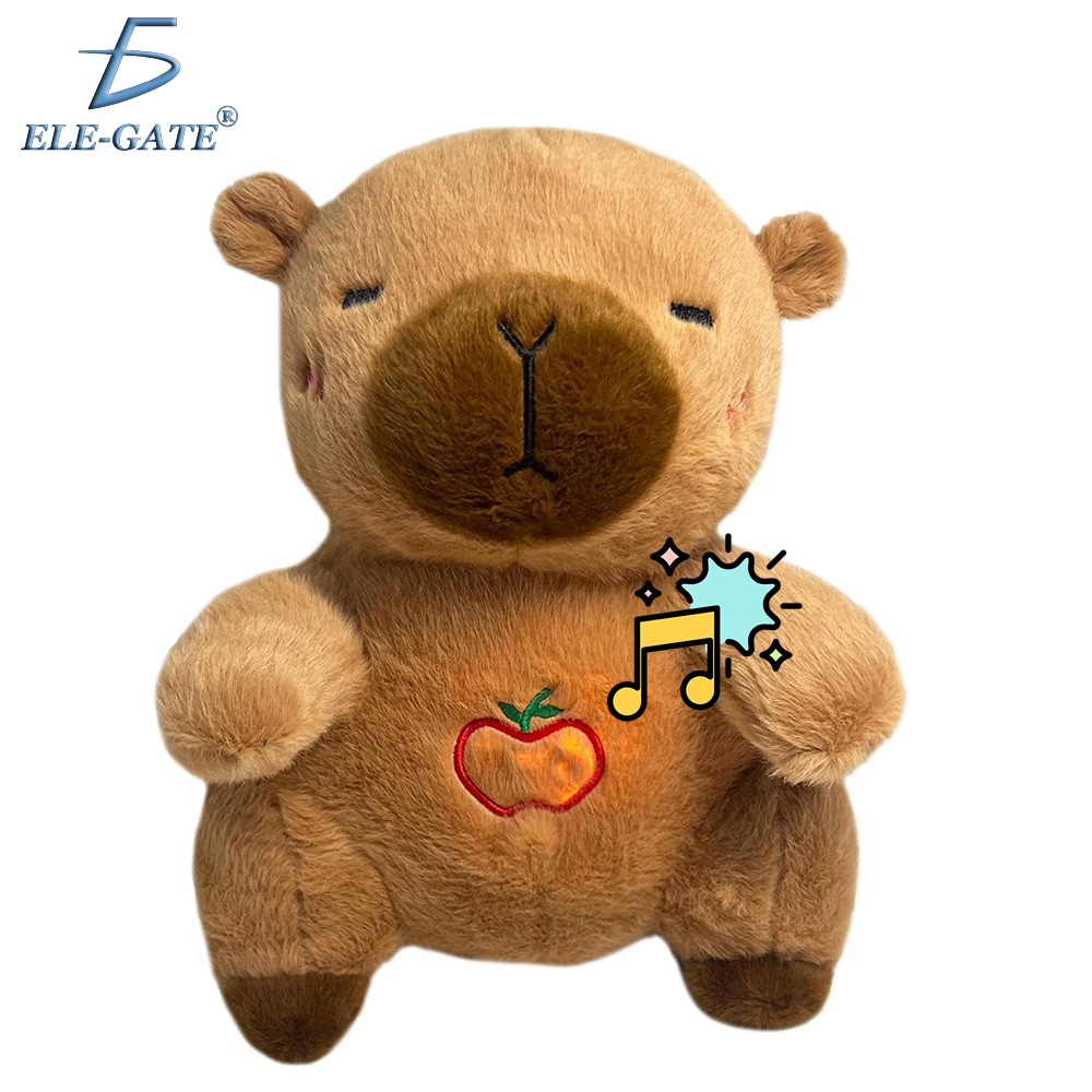 Peluche Capibara con Sonido y Simulación de Respiración