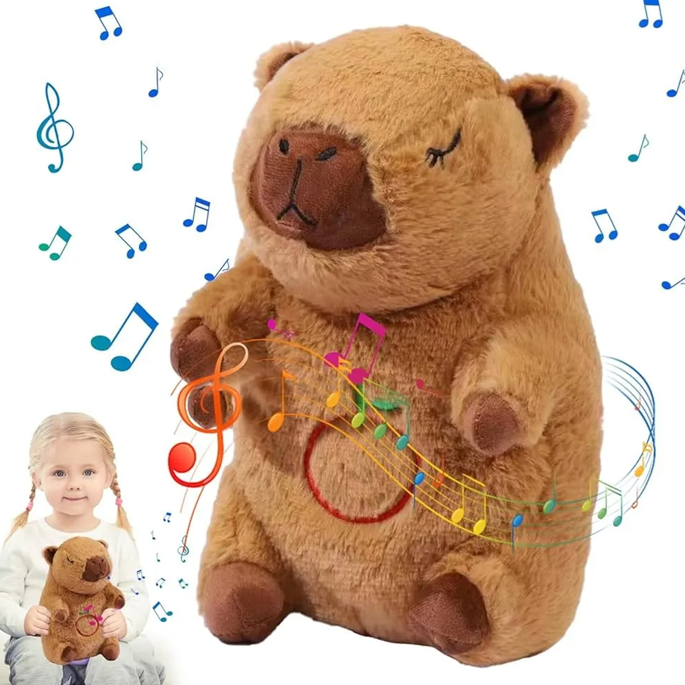 Peluche Capibara con Sonido y Simulación de Respiración - Image 3