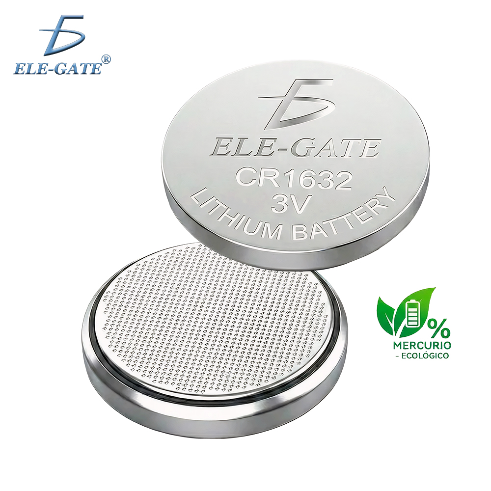Batería de Litio 3V elegate CR1632 — Pila Tipo Botón para Llaves, Relojes y Dispositivos Electrónicos