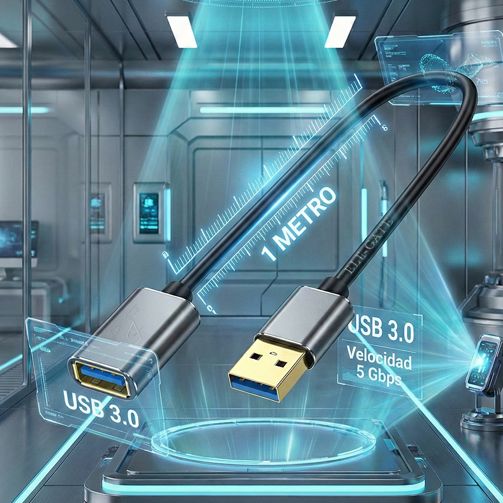 Cable USB 3.0 Macho a Hembra – 1 Metro - Image 4