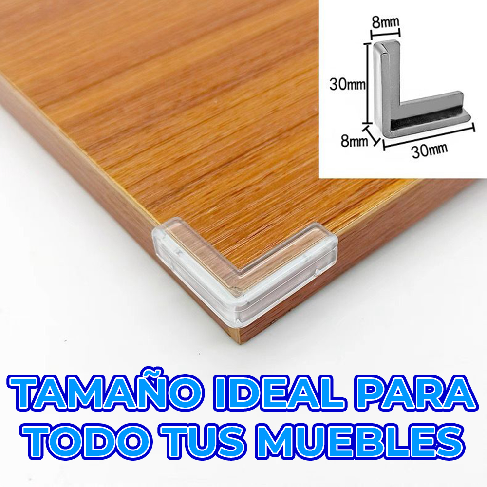 Paquete de 10 Unidades de Silicón Antigolpes con Adhesivo Fuerte - Image 4