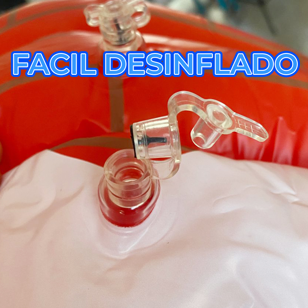 Inflable Navideño Hilera de Santa Claus saliendo de Chimenea - Image 4